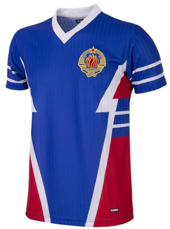 COPA - Jugoslavia 1990 - Maglia da Calcio Retro - Uomo - XS - Blu