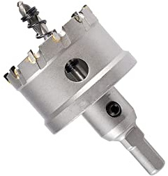 54 mm Metall-Lochsäge, TCT-Lochschneider mit titanbeschichteten Zentrierbohrern, robuster Hartmetallbohrer für Eisen, Edelstahl, Kunststoff, Kupfer
