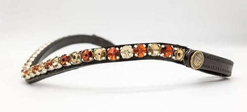 BRIDLERY Stirnriemen Hazelnut Farbe Braun, Größe Vollblut