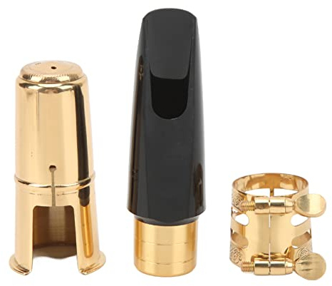 Pilipane Premium-Mundstück-Set Für Altsaxophon, Langlebiges Messing, Heller Klang, Perfekt Für Profis Und Anfänger