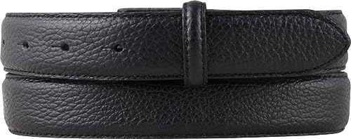 BELTINGER Gürtel mit Pigmentprägung und Steppnaht ohne Schnalle 3 cm | Modischer Ledergürtel für H-Schnalle 30mm Damen Herren | Jeans-Gürtel 3cm