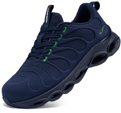 LARNMERN Zapatos de Seguridad para Hombre Mujer Zapatillas de Seguridad