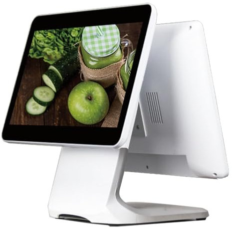 Dual-Screen 15,6 Zoll + 13,3 Zoll Touchscreen, Registrierkasse, POS-System CPU N2930, 4 GB RAM, 64 GB SSD, intelligente Registrierkasse