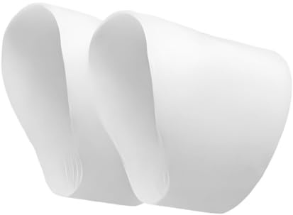 Baoblaze Fasce per lacci da calcio Protezioni per lacci da calcio Coprilacci per lacci da calcio per tutte le attività sportive Hockey su prato, Bianco