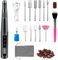 Torno para Uñas Profesional ,35000 RPM lima electrica uñas, Kit de uñas Manicura Pedicura Eléctrico Recargable por USB,1-35 Velocidad Ajustable,Manicura Eléctrico Profesional para Salón DIY