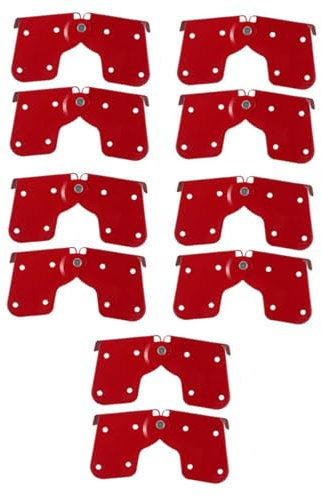 Klappleiter-Scharnier-Set, 5 Sets für Heim-Stehleitern mit Spurstangenbefestigung, Dachbodenleiter-Teile, 2 Stück x 5