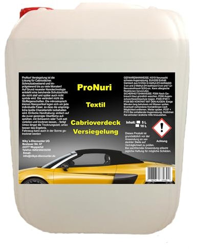 10 L Cabrioverdeck Versiegelung Imprägnierung Cabrio Stoff Textil Verdeck