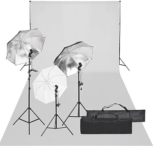 Lechnical Kit per Studio Fotografico con Set di Luci e Fondale,Studio Foto,Fotografia,Illuminazione e Studio,Luci e Flash da Studio -3094716