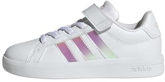 adidas unisex - barn GRAND COURT 3.0 SHOES CHILDREN, ftwr white/iridescent/ftwr white, 30 1/2 EU