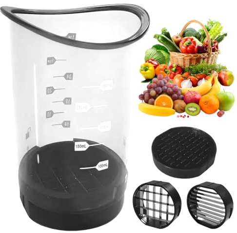 Obstschneider Cup,Multifunktionaler Edelstahl Apfelschneider Mit Abnehmbarer Klinge,Edelstahl Chopper Vegetable Cutter Zum Obst Und Gemüse,Für Obst, Gemüse, Banane, Salat, Frische Platter Making