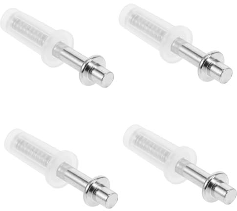 Holibanna 4 Pezzi Cerniere hardware alluminio ferramenta per ante scorrevoli dell'armadio perno cerniere per porte del gabinetto Doppio ferramenta per porte cerniere del guardaroba Metallo