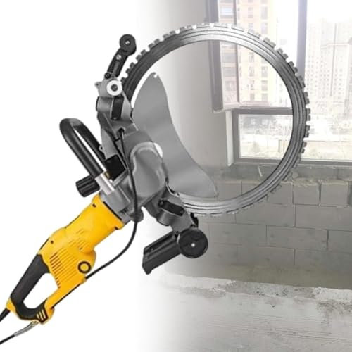 Rainureuse Murale électrique Robuste avec Moteur sans balais, Outil de rainurage de précision pour béton, Brique, marbre et Pierre, Coupe Nette à 90 degrés (Ac8500)