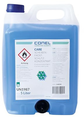 CONEL CARE Auto-Scheibenklar 5 Liter Kanister Konzentrat mit Frostschutz -30C | CARESK