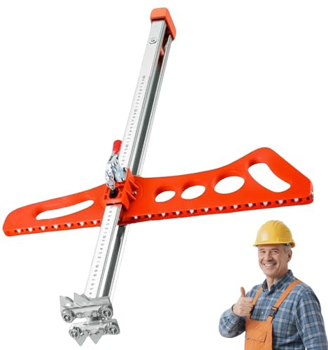 Cortador de Placas de Yeso,Herramienta de Corte de Paneles de Yeso Plegable,Cutter Pladur,con Doble Posicionamiento,Ancho de Corte Ajustable