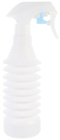 PAMINGONO Friseur Sprühflasche Wassersprüher Faltbar Weiß Ergonomisch mit Fingerablage Nachfüllbares Mehrzweck Sprühgerät für Pflanzen Reinigung und Hautpflege