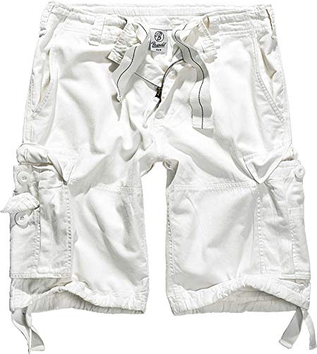 Brandit Vintage Shorts, Farbe: White, Größe: XXL