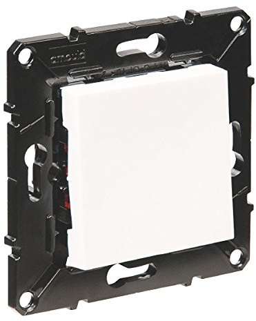 Interrupteur blanc simple va et vient Espace Evolution Arnould