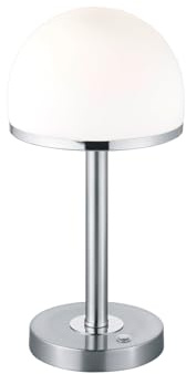Trio Leuchten Berlin 527590107 LED Tischleuchte, Metall, 4 Watt, Nickel Matt, 4x fach Touch