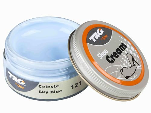 TRG the One Shoe Cream, Creme für Leder und Kunstleder, Blau (121 Sky Blue), 50 ml