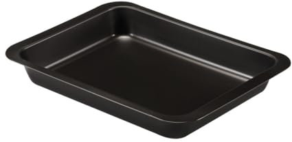 FORMEGOLOSE™, lasagnera, 24 x 32 cm, realizzata in acciaio con doppio strato antiaderente, colore nero