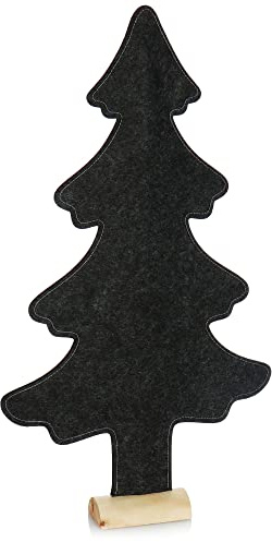 com-four® Dekorativer Aufsteller für Weihnachten, Tannenbaum aus Filz | Weihnachtsbaum als Deko oder Geschenk