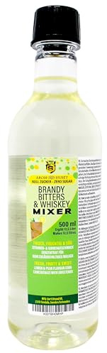 500 ml AromHuset Drink Mixer for Brandy, Bitters & Whisky Makes a Fresh, Fruity & Sweet Full-Bodied Long Drink - Works with All Sparkling Water Makers