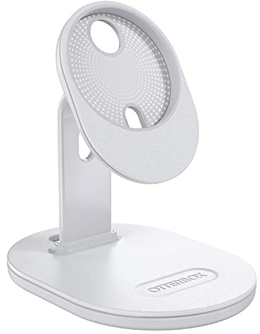 OtterBox Stand Holder With Precision-fit Design Apple MagSafe Charger, Accommodates Strong Magnetic Alignment And Attachment IPhone, White