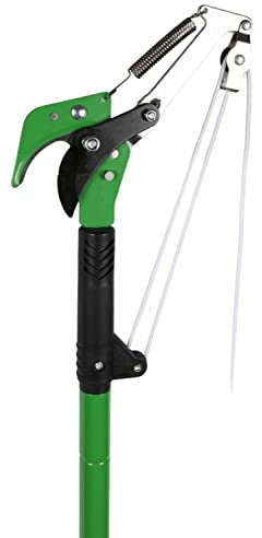 BURI Teleskop Astschneide-Set 1,30-2,40m Baumschere Baumsäge Astschere Schneidgiraffe