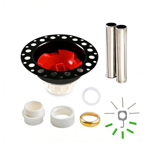 ITD35 Fristående badkar grovsats bakrör och ABS-plastadapter kompatibel med fristående badkar och standardbadkar