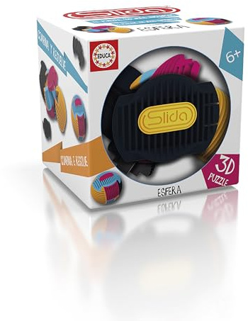 Educa - Das genialste Puzzle, Wagen Sie Sich mit der Herausforderung und Finden Sie die genaue Kombination. Montieren Sie eine Fantastische Kugel mit 4 Farben, inklusive Sockel, Slida Gumball Colours