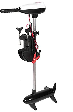 DIGNIFE Outboard Motors, Outboard Propeller 12V 60lb Thrust Electric Outboard Motor Boat Engine Propeller 624W Strong Power with LED Battery Indicator electric boat motor