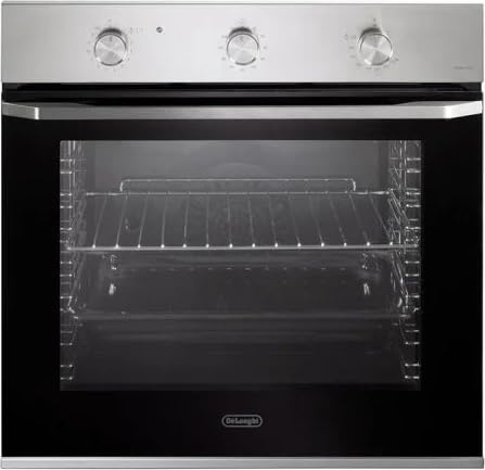 NSFGE 9 XL - Horno de gas de recirculación (65 L, 60 cm), color negro y acero inoxidable