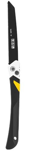 Ubxvamm 2,2 cm / 8 / 10 Zoll faltbare Garten-Handsäge mit dreifach geschnittenen Zähnen, sichere Verriegelung, geeignet für effizientes Baum- und Holzschneiden