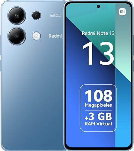 XIAOMI Redmi Note 13 NFC Bleu 6GB+128GB [Version Globale] Accessoires Non Inclus (Reconditionné)