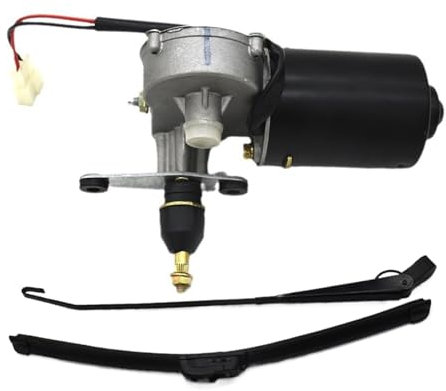 Kit de limpiaparabrisas UTV, limpiaparabrisas UTV | Motor eléctrico de 12 V, piezas de repuesto del kit de limpiaparabrisas eléctrico, limpiaparabrisas, limpiaparabrisas de vehículo para triciclo, UTV