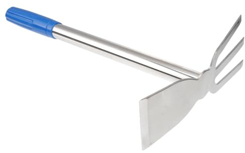 Kisangel Houe à Main pour Culture De Légumes Outil De Labour Agricole à Trois Dents Râteau De Jardinage