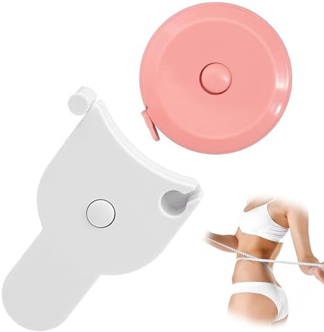 Lot de 2 mètres à ruban double face souples - Mètre ruban télescopique pour mesurer la poitrine, la taille et la longueur - Idéal pour la couture, la couture et la mesure du corps