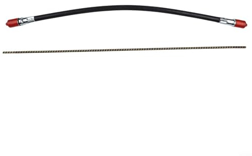 Niceminiwall Arbre flexible pour tondeuse à gazon – Noyau de 89 cm avec extrémités de 29 mm, compatible avec les débroussailleuses à dos et les débroussailleuses à dos, construction en métal +