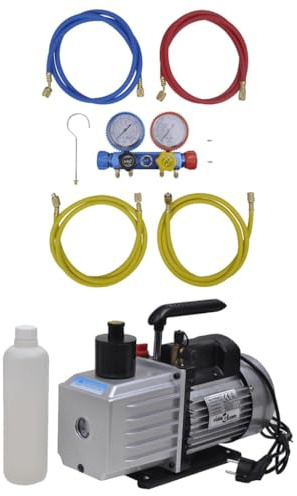 Genérico Bomba de vacío Set de manómetros 4 vías para Aire Acondicionado,Casa y jardín,Accesorios para electrodomésticos,Accesorios para el Aire Acondicionado,3100288