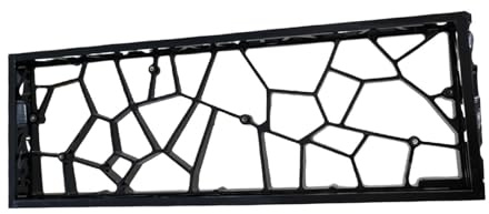 KiBcsLic Funda para Teclado mecánico, Protectora, ventilada, Multifuncional, portátil, Tipo Hueca, Negro
