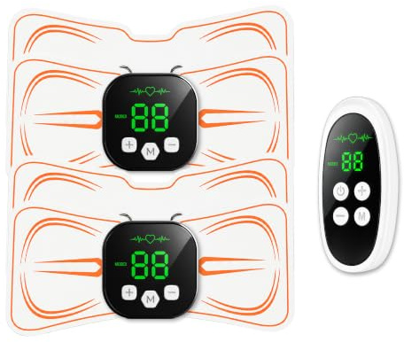 Wireless Tens Machine,Portable Muscle Stimulator Featuring 10 Modes And 29 Intensity Levels,Comes With 4 Reusable Gel Pads And A Smart Remote Control;Rechargeable Wireless Tens Machine For Pain Relief