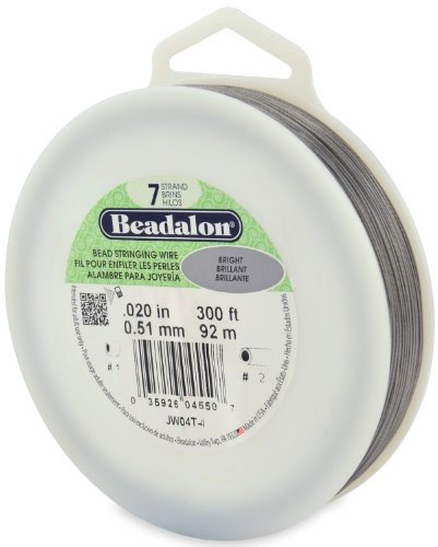 Beadalon Bead Stringing Wire, Bright