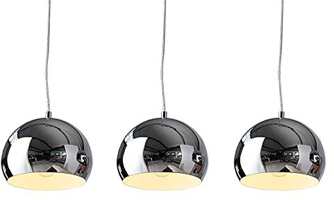 invicta INTERIOR Designer Hängeleuchte CHROMAGON Kugelleuchte Lampe Leuchte Hängelampe