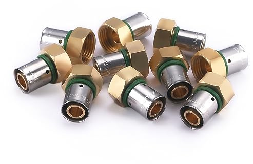 Raccord PER à Sertir Ø16 - Femelle Tournant 15x21 sachet de 10 raccords NOYON & THIEBAULT