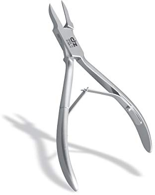 DZ - Pinza angolare con punta molto sottile – Strumento podologico per lavori di angoli fini (11 cm)