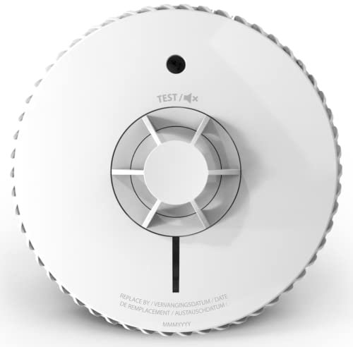 FireAngel Allarme Antincendio con Rilevatore Calore FA6215-INT - Batteria con 5 Anni di Autonomia - Sostituisce il Modello HT-630 - Bianco