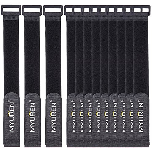 30 x 2.5cm Fascette Cavi Riutilizzabili, Regolabili Fascette Fermacavi con Nylon Hook e Loop Cavi Cinghia, Cavi Organizzatore Fastener perla Casa e Ufficio (12pcs, Nero)