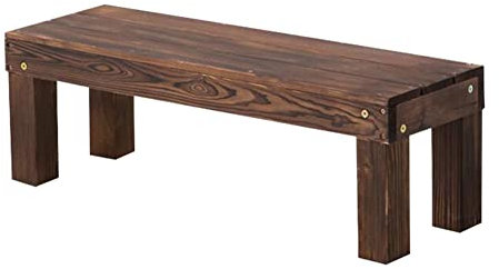 Panchina per Fiori Succulenti A Gradini in Legno Massiccio, Scaffale per Piante in Legno con Scaletta A 3 Livelli, L'organizzatore di Fioriere per Interni E per Esterni può Ospitare Diverse Piante (C