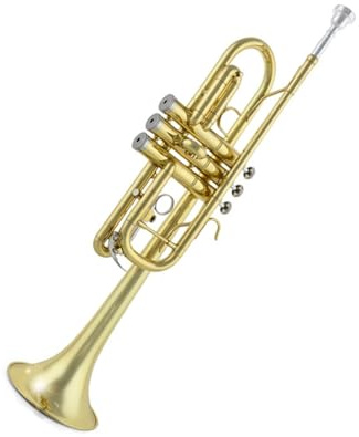 Professionell Trompete Trompete in C Professionelles Trompetenblechblasinstrument in C