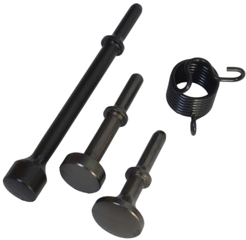 Brocas neumáticas para martillo neumático, martillo trituradora de pernos, trituradora de pernos de cabeza de cincel, juego de puntas neumáticas lisas, versátiles para guardabarros, capó
